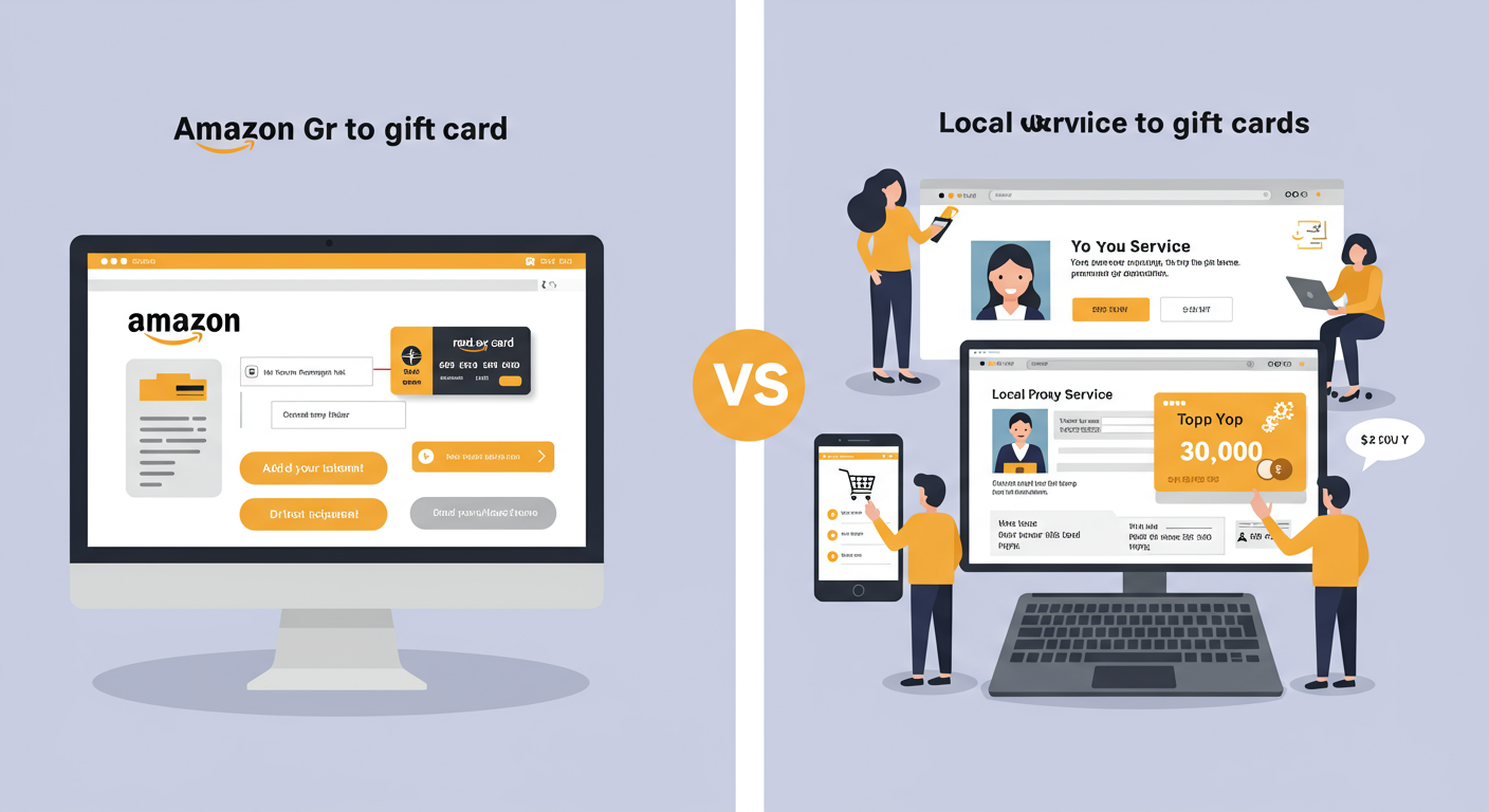 공식 사이트와 국내 대행 서비스를 통해 아마존 기프트카드를 충전하는 두 가지 방법