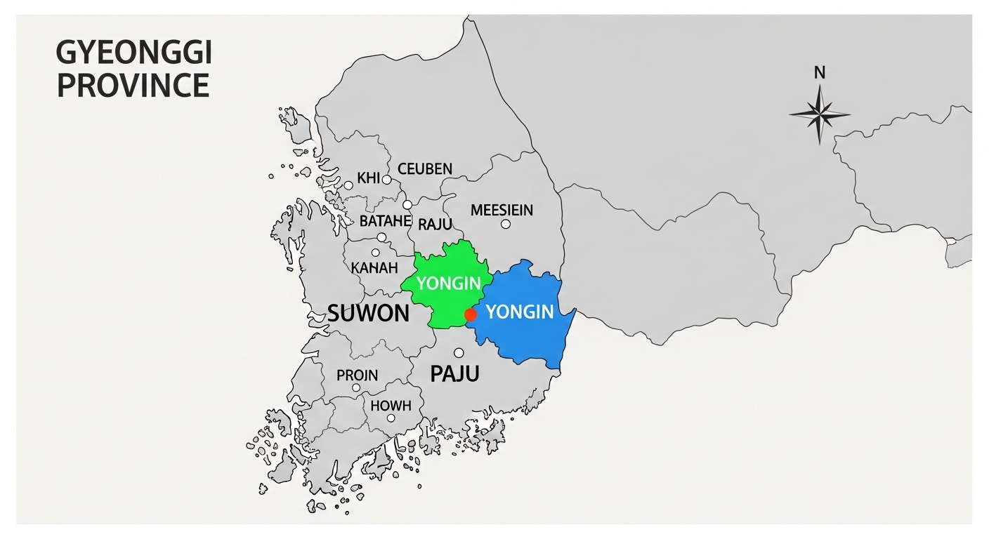 새로 참여하는 도시들이 강조된 경기도 지도