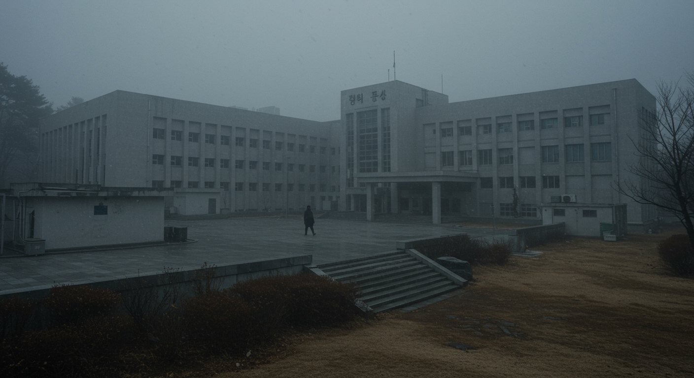 법적 논란에 휘말린 한국의 종교 단체 건물 외부 전경