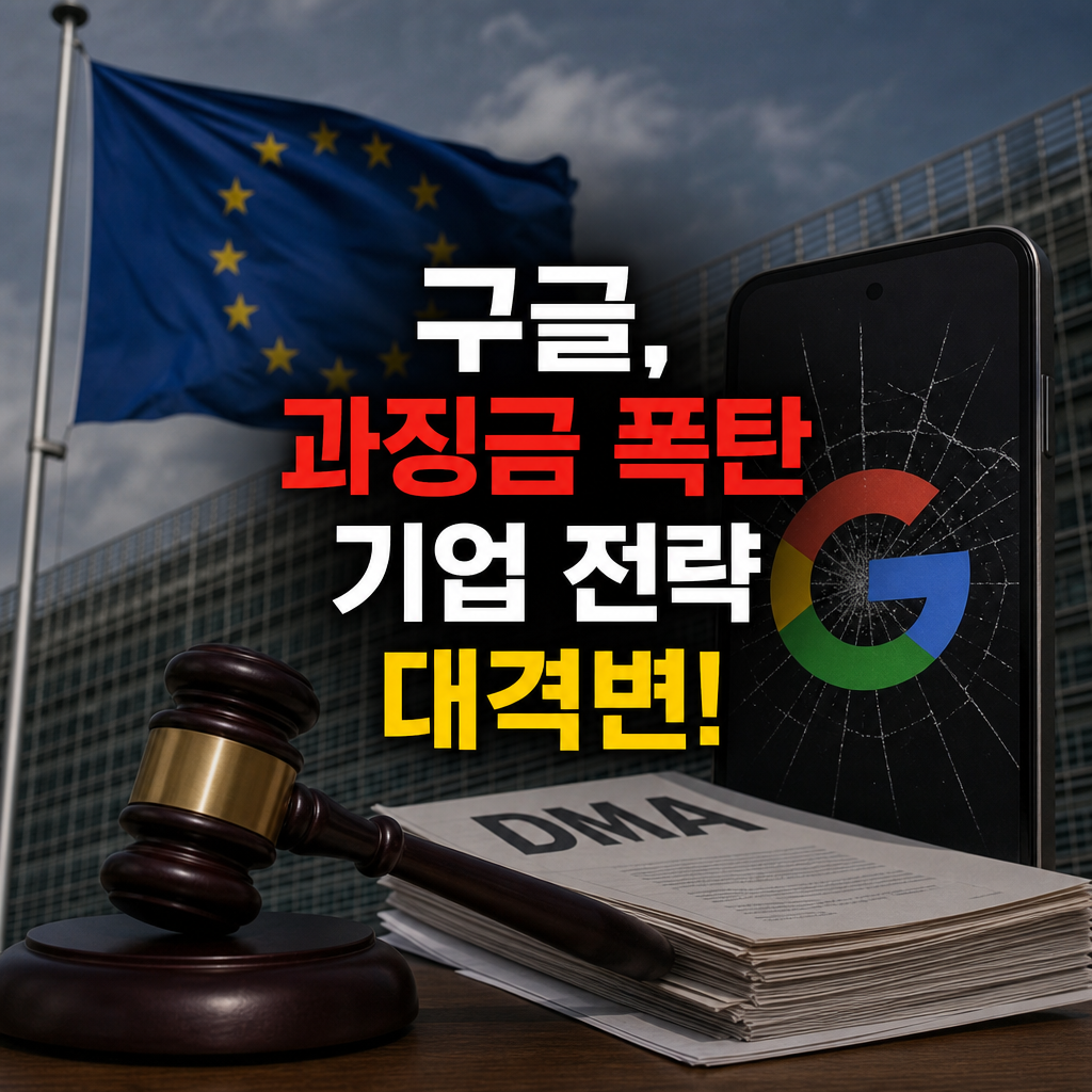 빅테크 규제 강화 EU DMA 구글 과징금 기업 전략 변화