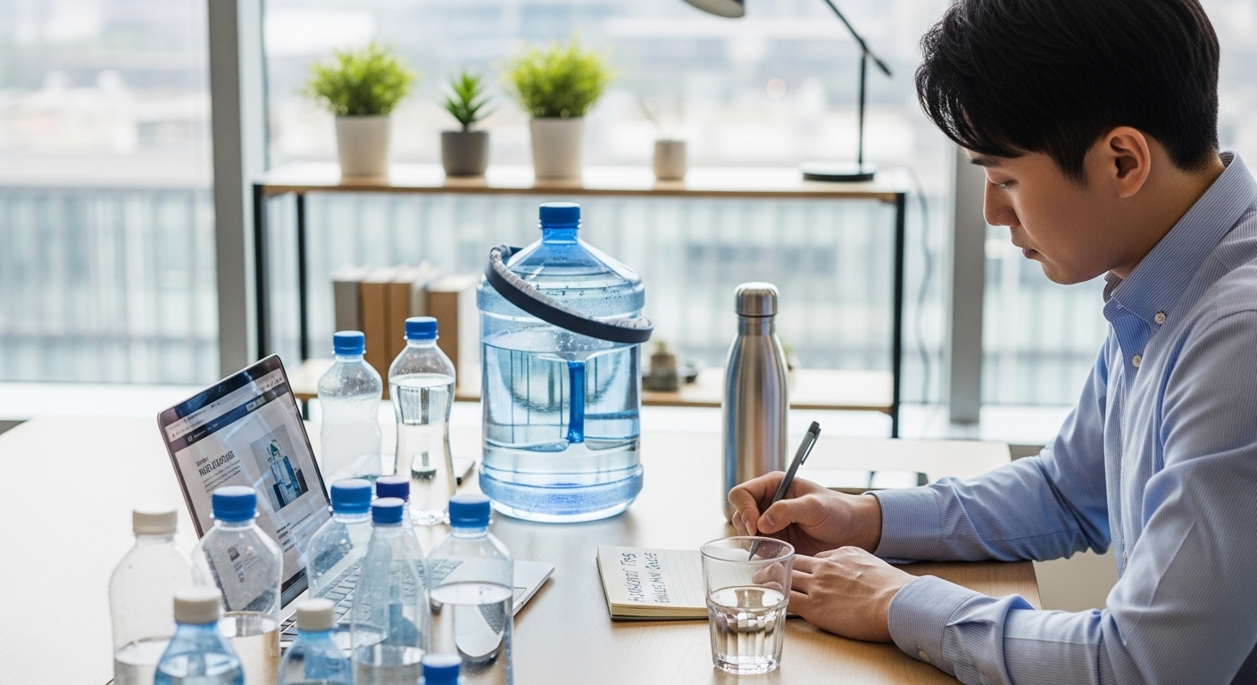 수분 섭취 체크