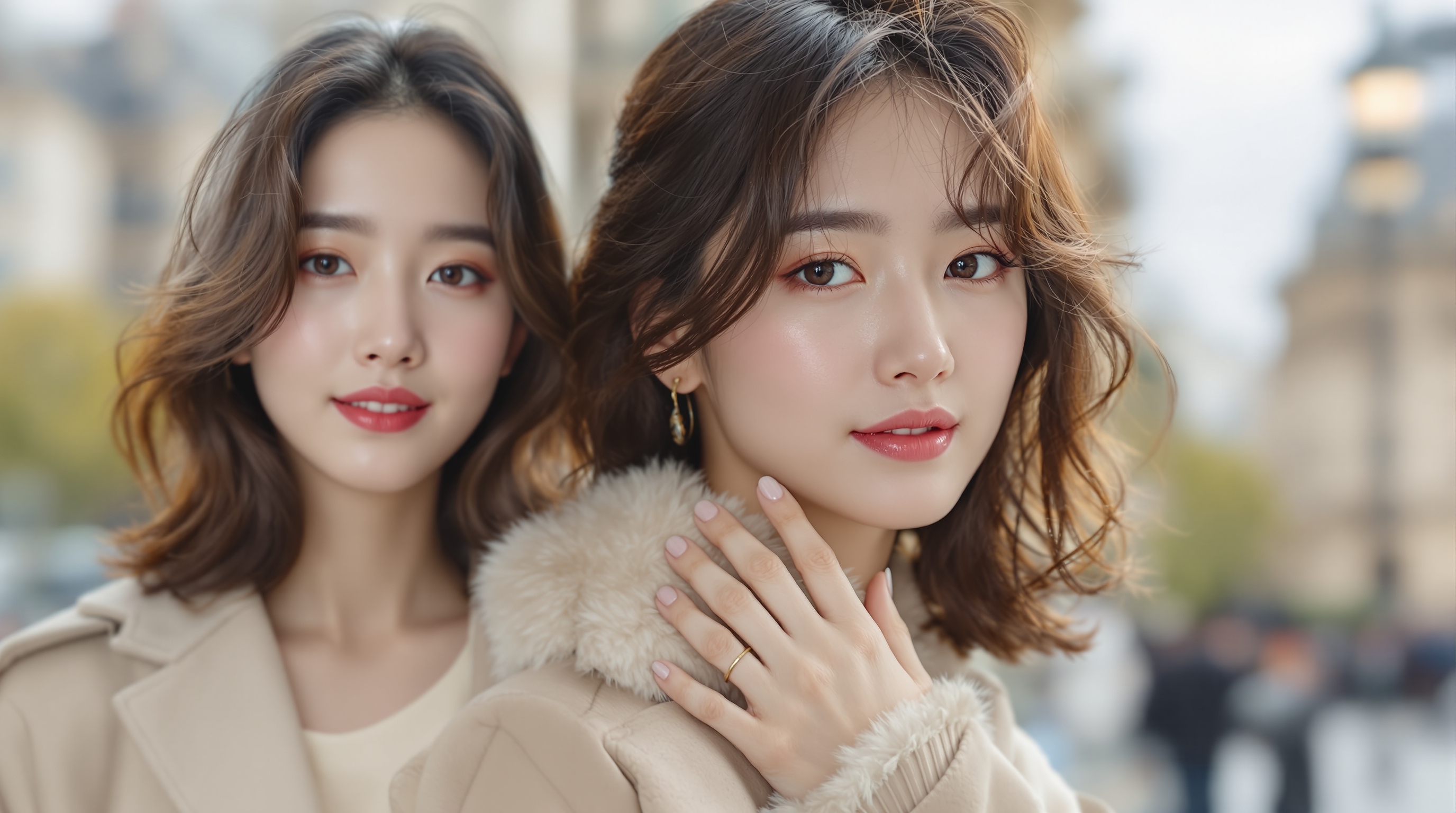 배우 송혜교가 파리에서 화장 전후 모습을 공개하며 자연스러움과 강렬함을 동시에 보여주는 장면