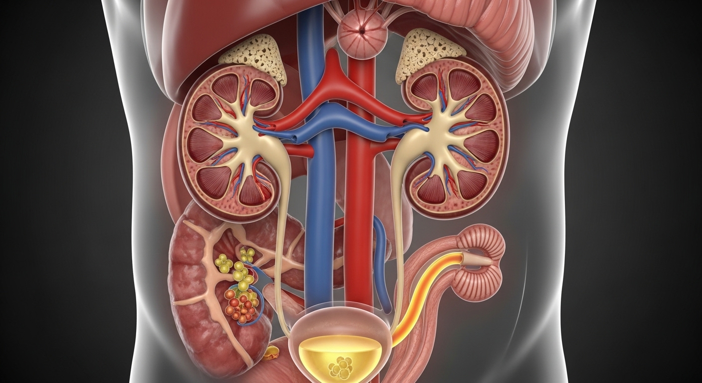 신장의 여과 기능 일러스트