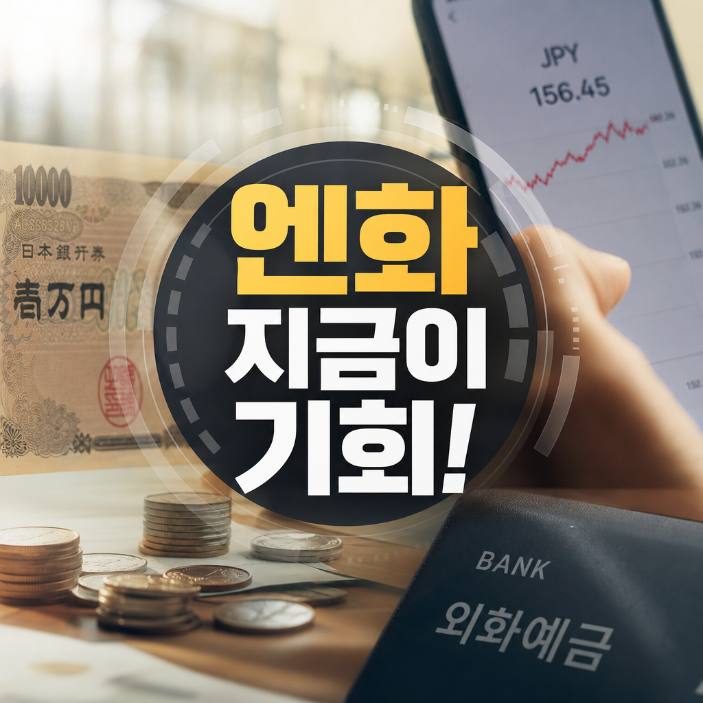 실시간 엔화 환율 시세 확인하고 외화 예금 통장 개설 방법