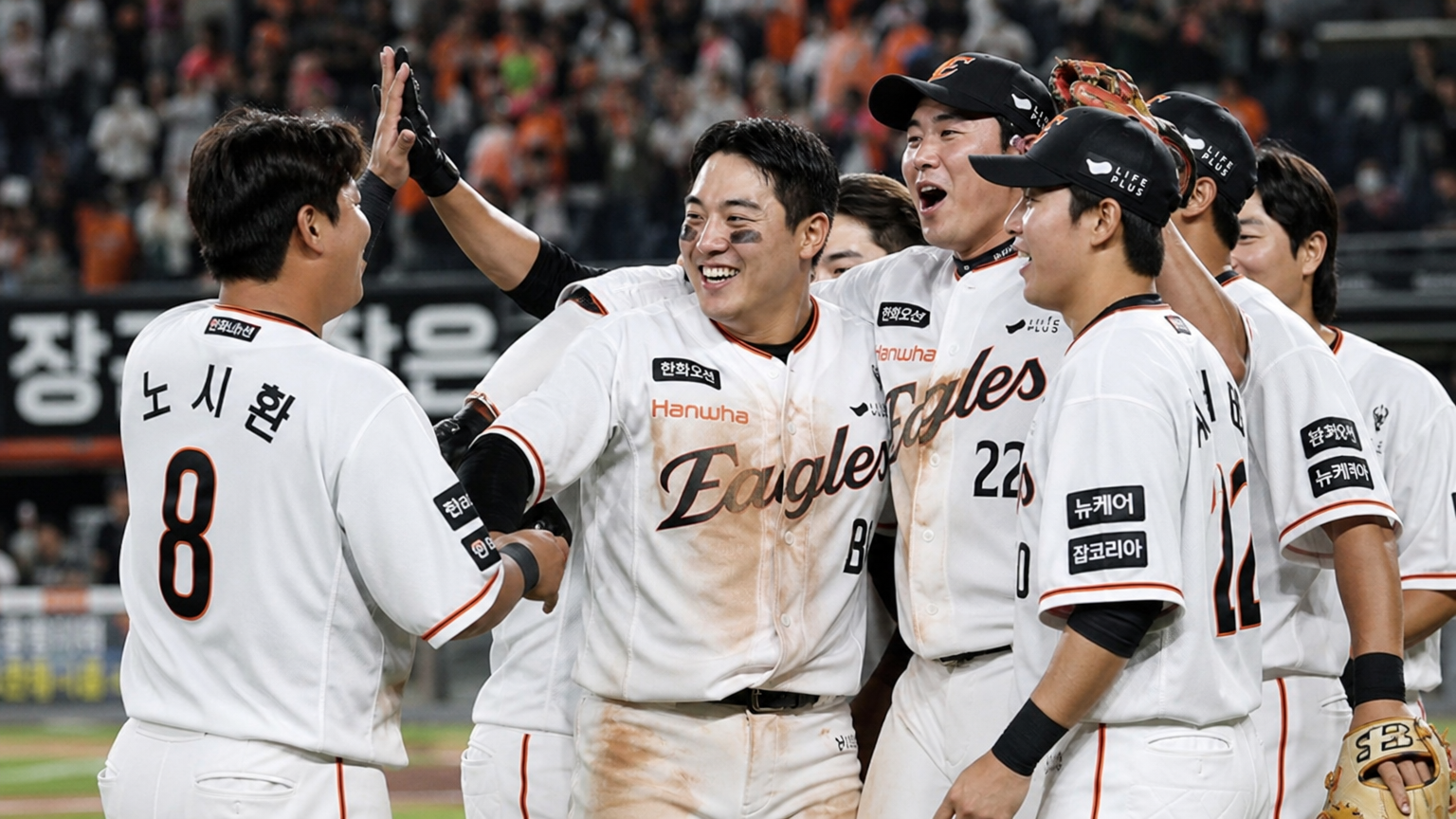 초창기 KBO 리그에서 우위를 보이는 한화 이글스 선수들