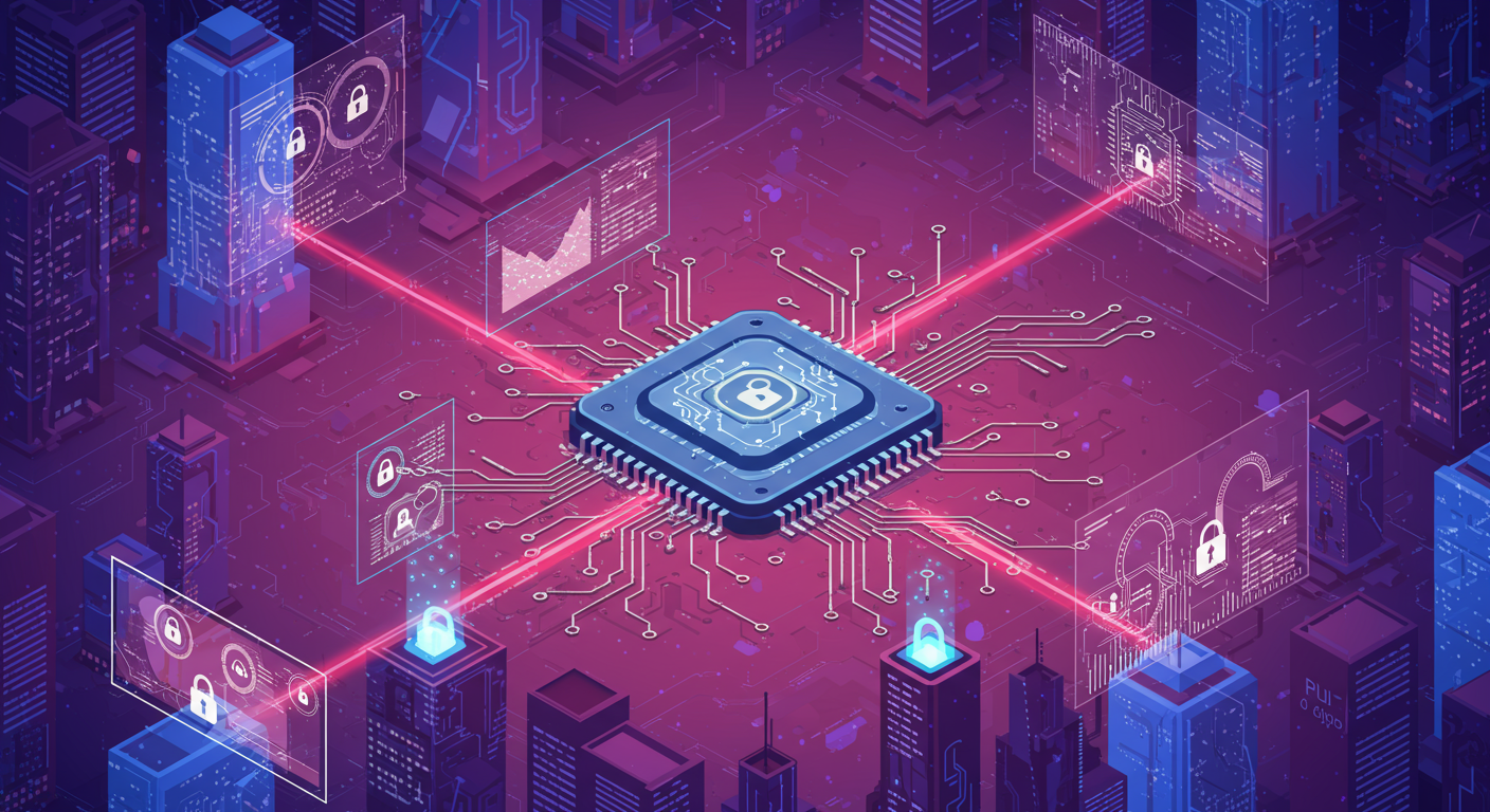플루톤 프로세서와 같은 차세대 기술로 강화된 미래 디지털 보안 환경 비전