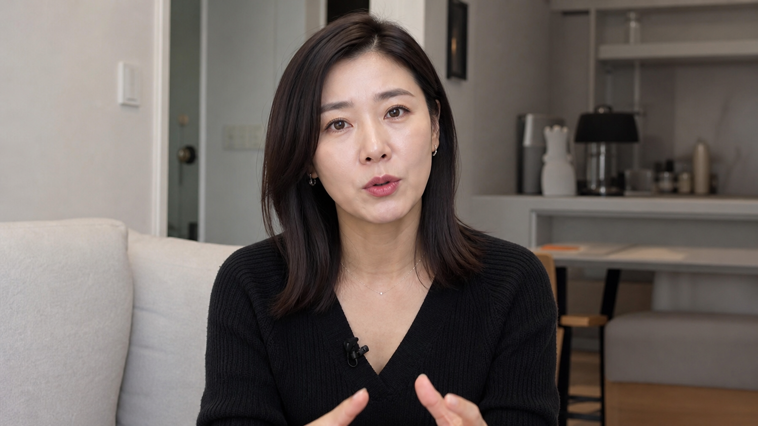 인기 있는 유튜브 채널에서 일시적으로 떠난 이유를 설명하는 한국 여성