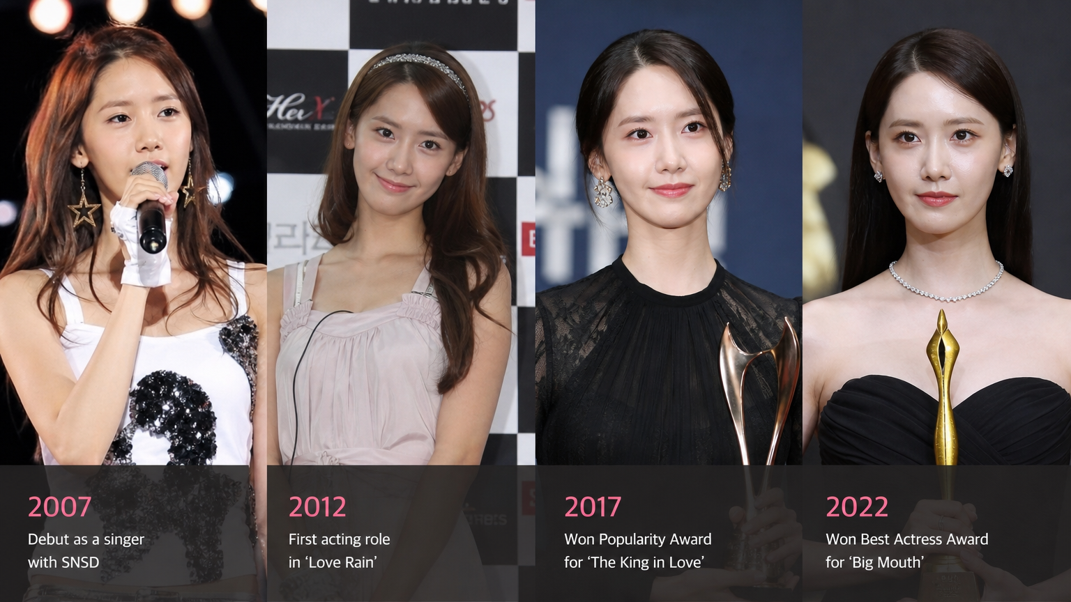 가수에서 배우로 변신한 윤은혜의 엔터테인먼트 업계 여정
