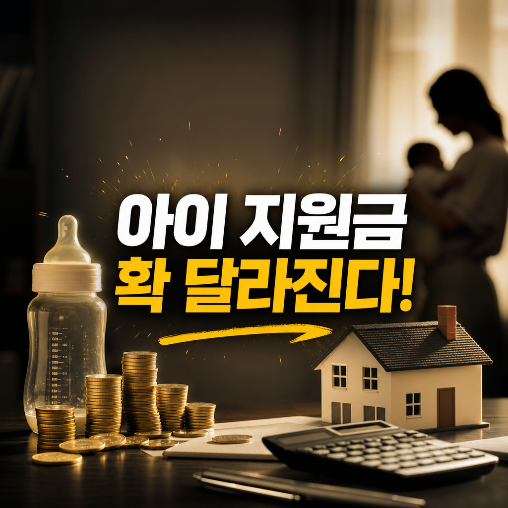 아이맞이지원금 및 아동지원금 개편