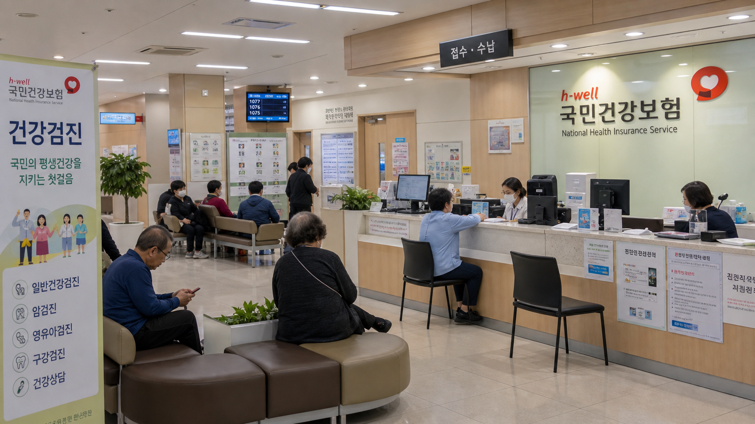 국민건강보험공단이 제공하는 무료 검진 프로그램 현장
