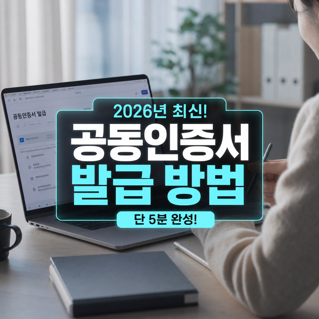 공인인증서 발급 방법 2026년 최신 완벽 가이드