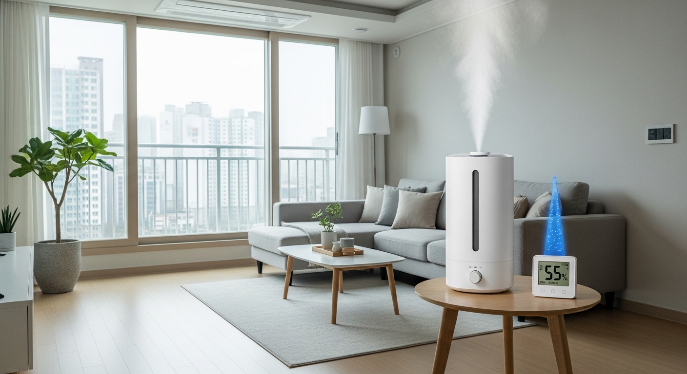 적정 습도를 유지하는 가습기 설치 환경