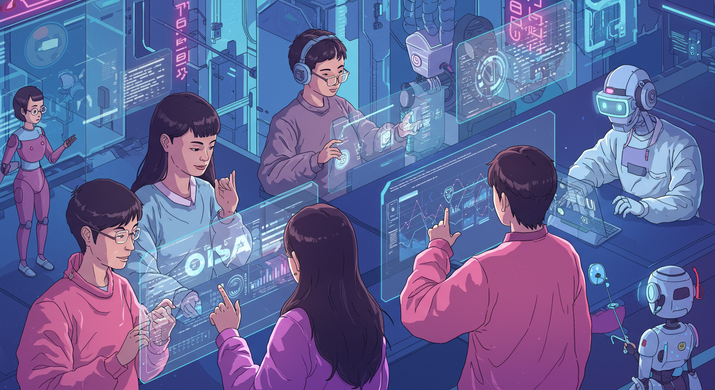 기술 친화적 환경에서 디지털 경제 혁신에 참여하는 한국 젊은이들의 미래 비전