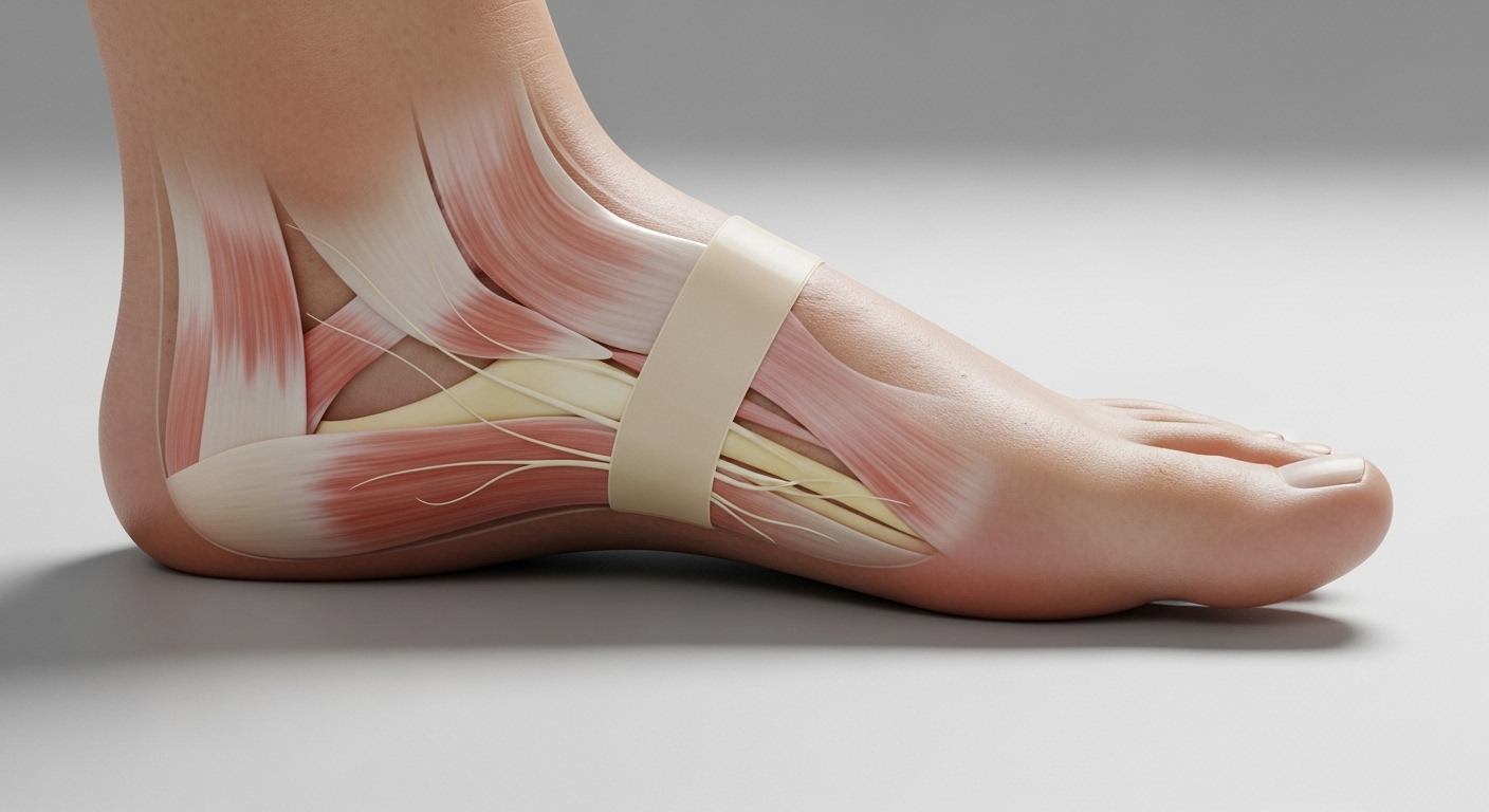 발바닥 근막 구조 이미지