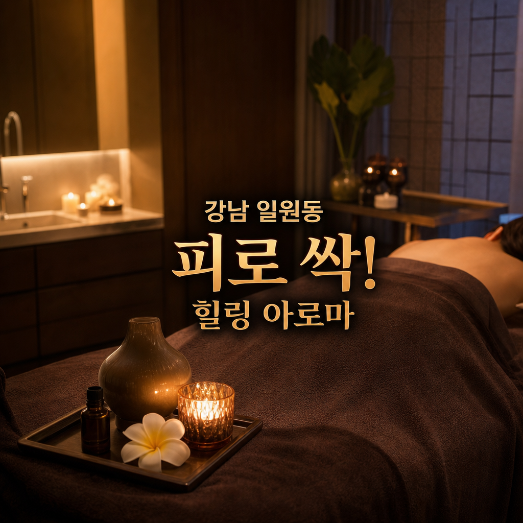 강남 일원동 아로마마사지 피로회복 힐링 코스 추천