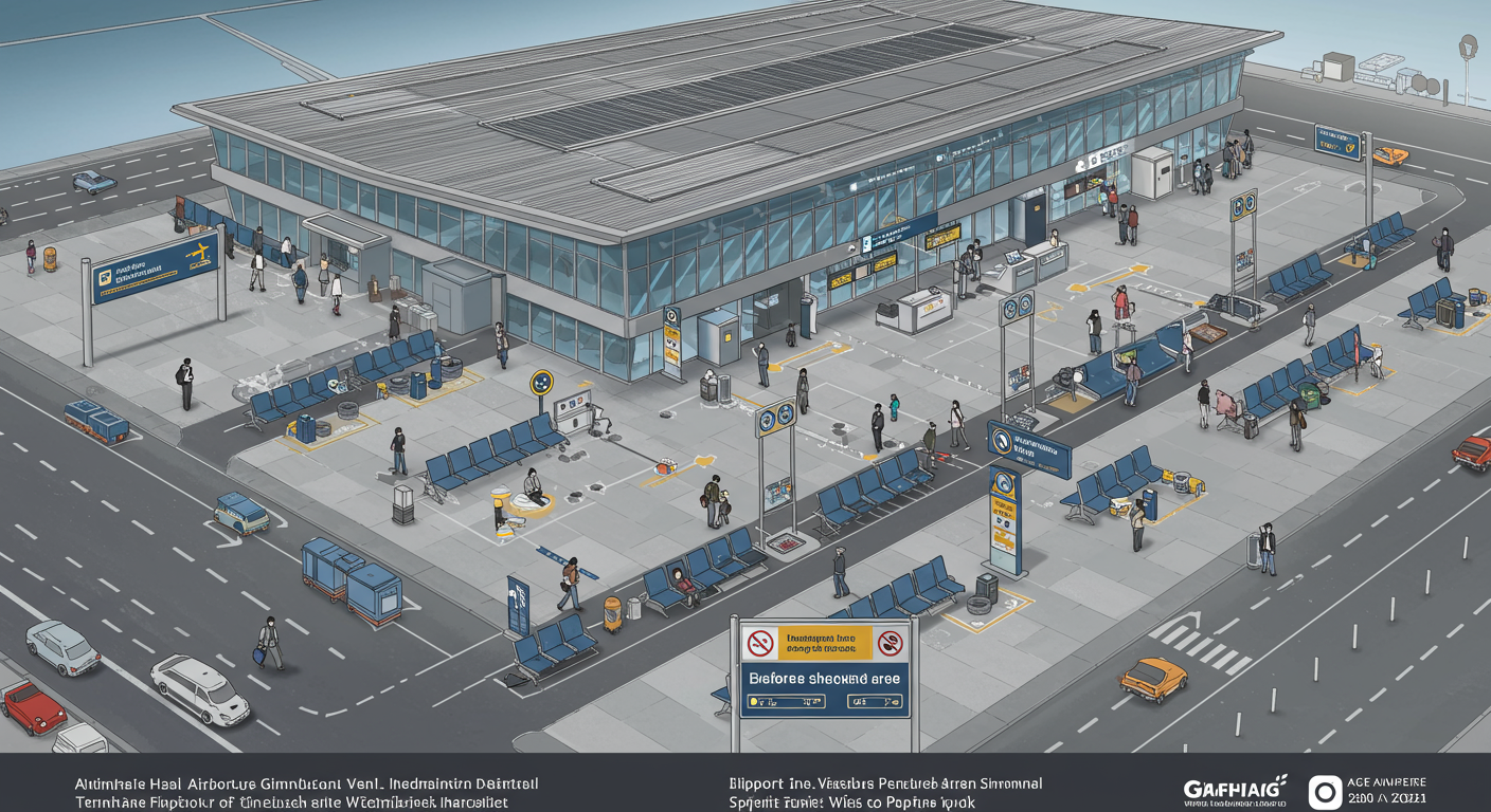 김해공항 국제선 터미널의 다양한 흡연실 선택지