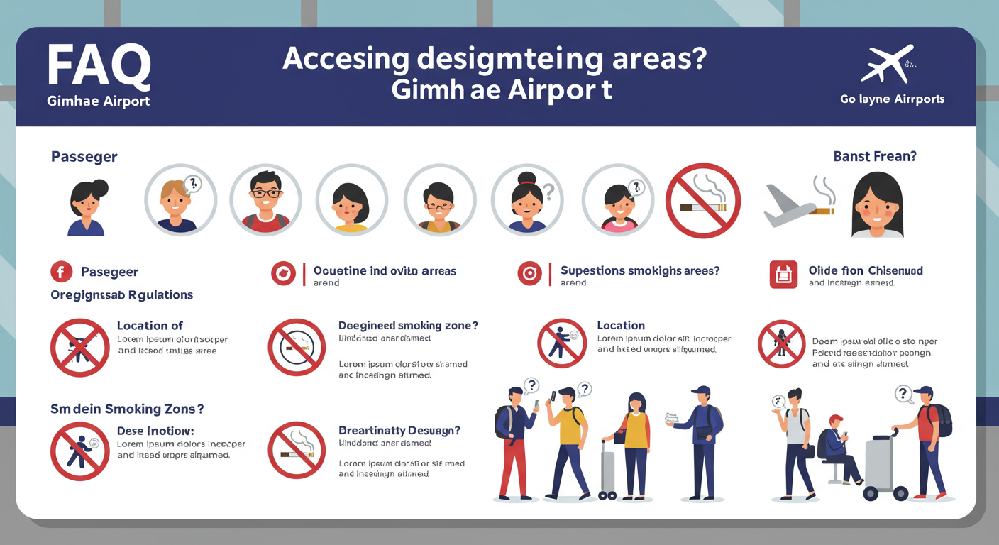 김해공항 내 흡연 구역 관련 자주 묻는 질문 게시판
