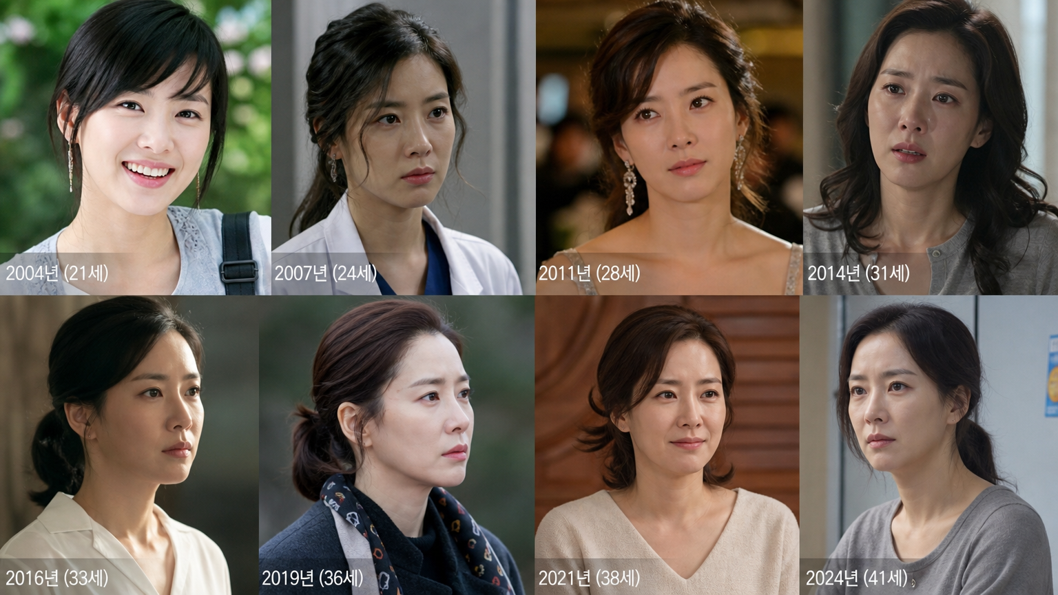 다양한 감정과 역할을 보여주는 한국 여배우의 연기 여정