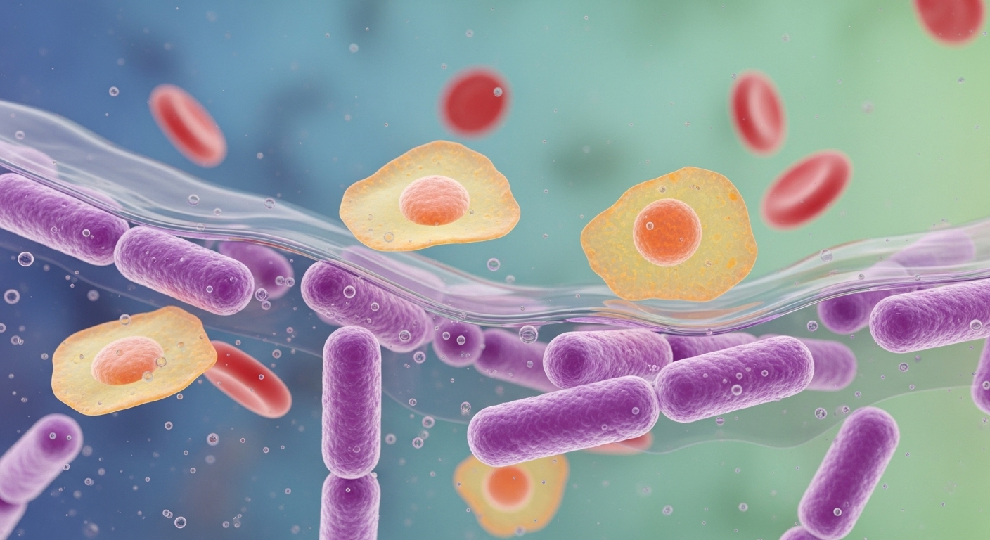 건강한 질 환경에서 락토바실러스 세균의 현미경적 이미지