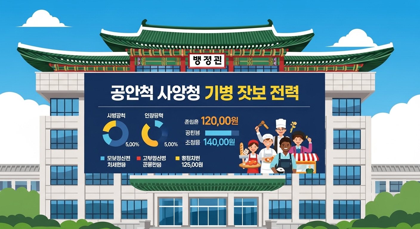 소상공인 지원 프로그램의 예산 배정을 알리는 정부 청사의 외관