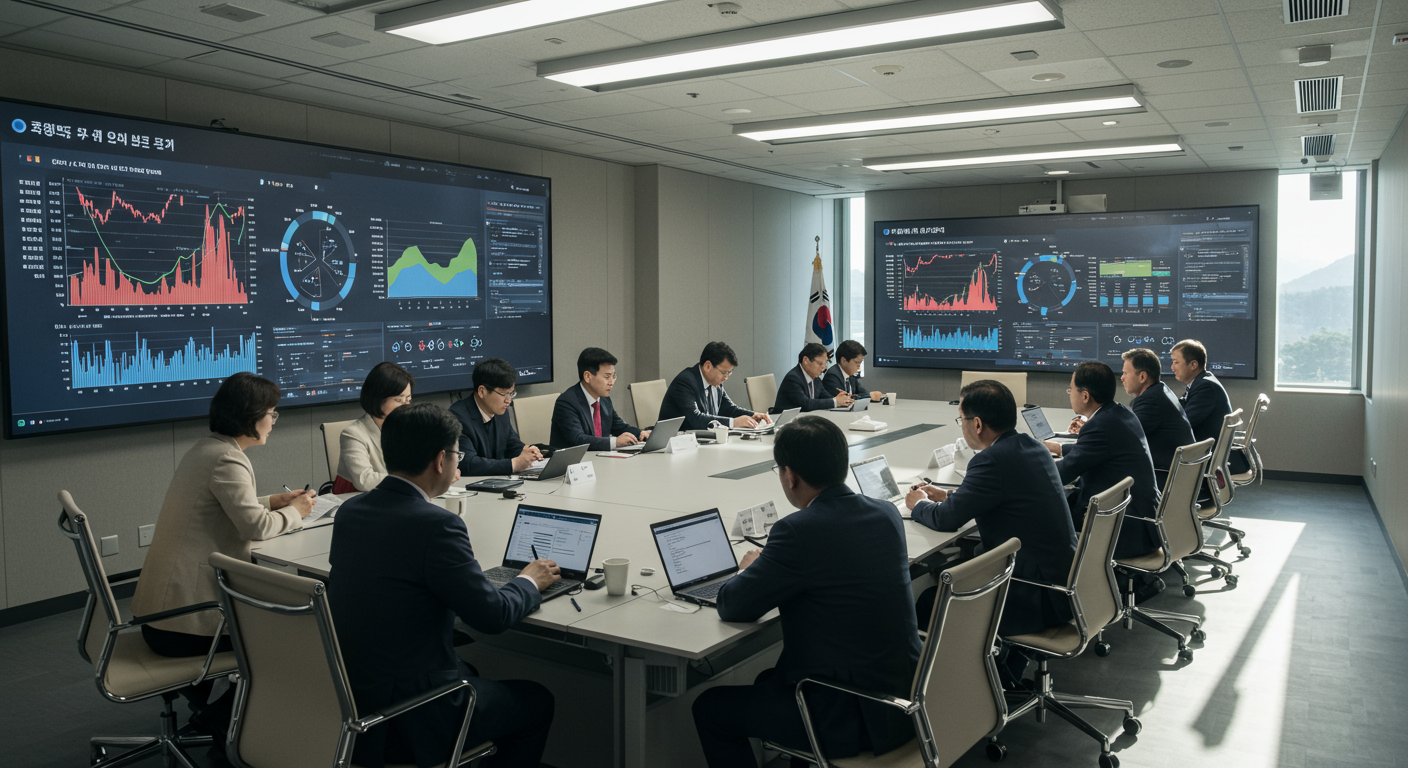 경주에서 열리는 APEC 정상회의 준비 모습, 한국과 국제 대표들이 경제 전략을 논의하는 장면