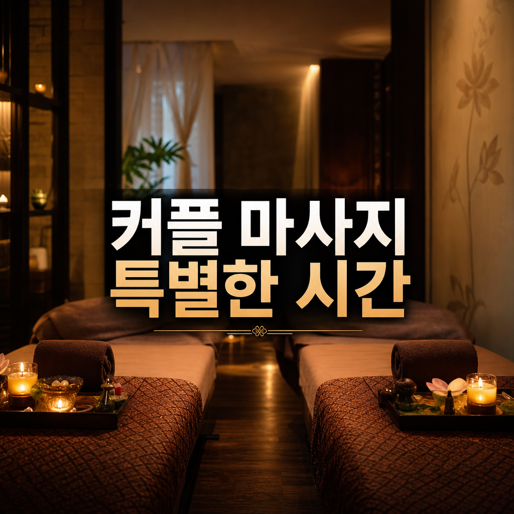 강남 율현동 타이마사지 커플 특별 코스 예약 방법