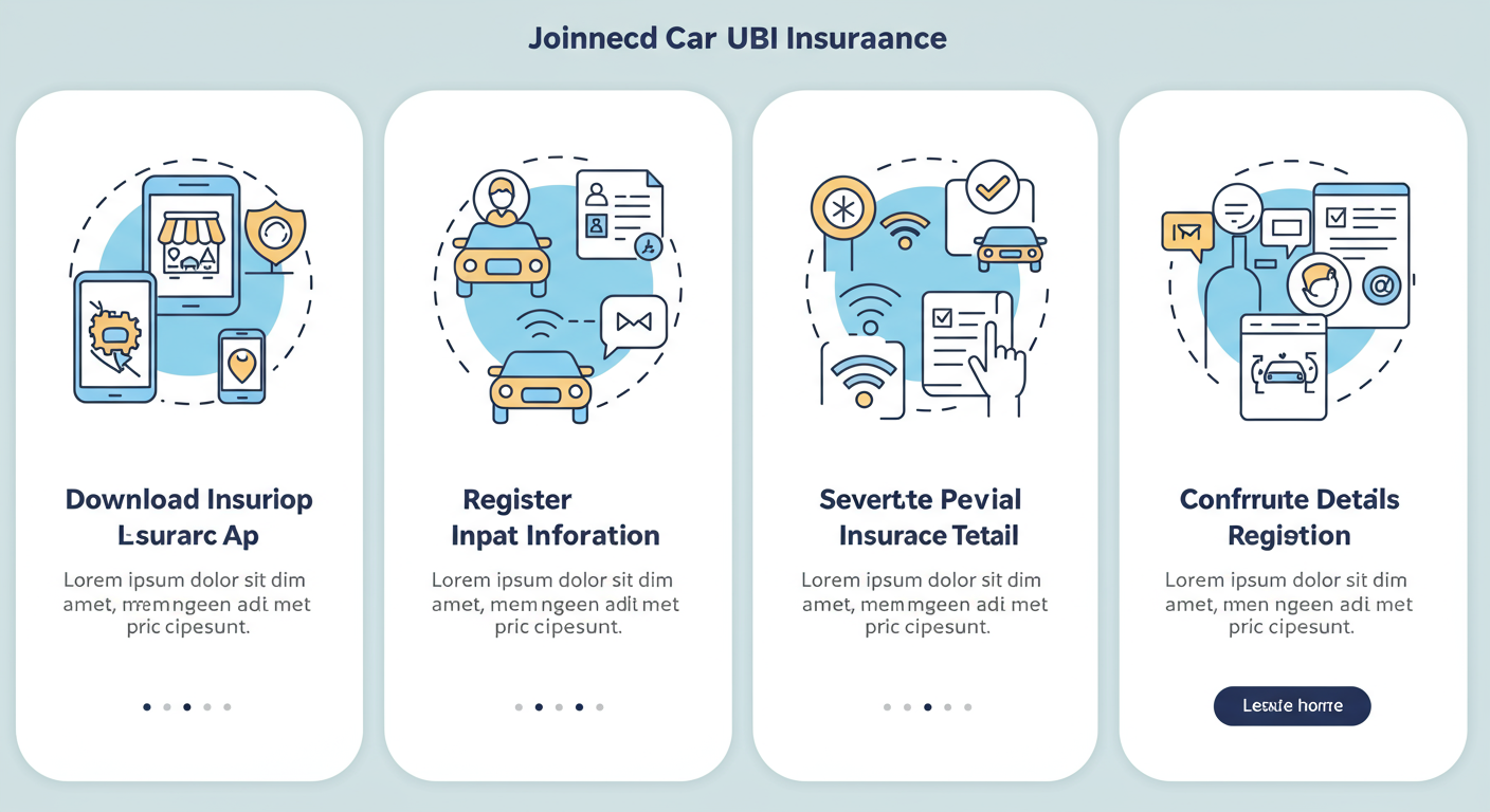 한국에서 커넥티드카 UBI 보험에 가입하는 절차 안내