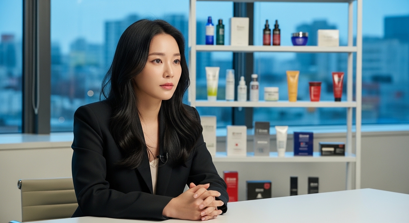 한국 인플루언서가 마케팅 윤리에 대해 이야기하는 모습
