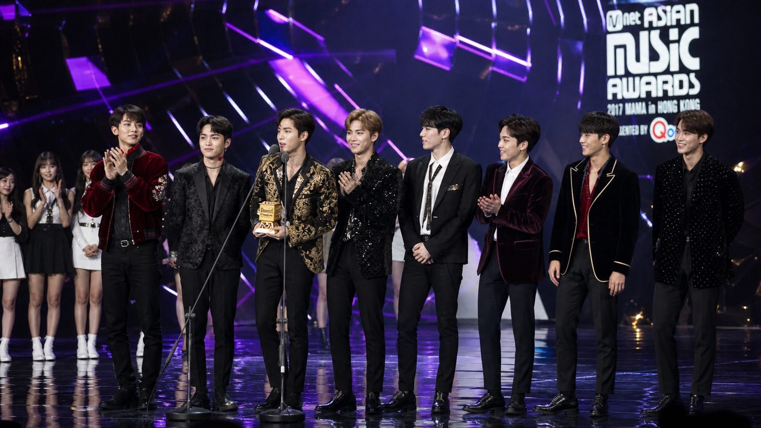 홍콩 음악 시상식 무대에 선 K-POP 아티스트들