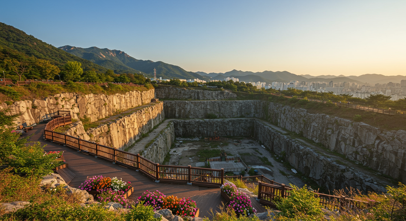 사진 애호가들을 위한 불암산 채석장 전망대에서의 다양한 조망 포인트