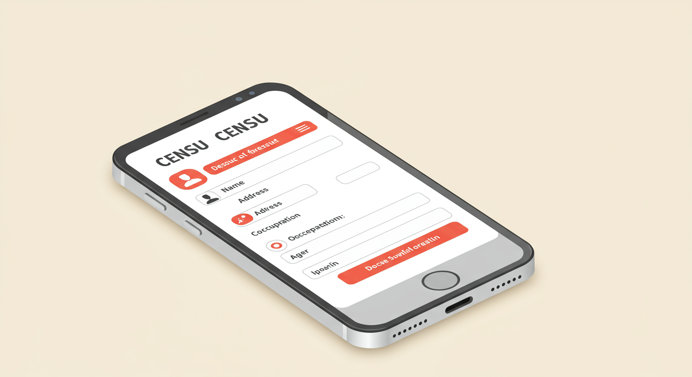 스마트폰이나 태블릿을 이용하여 간편하게 온라인으로 조사에 응답하는 사용자 인터페이스