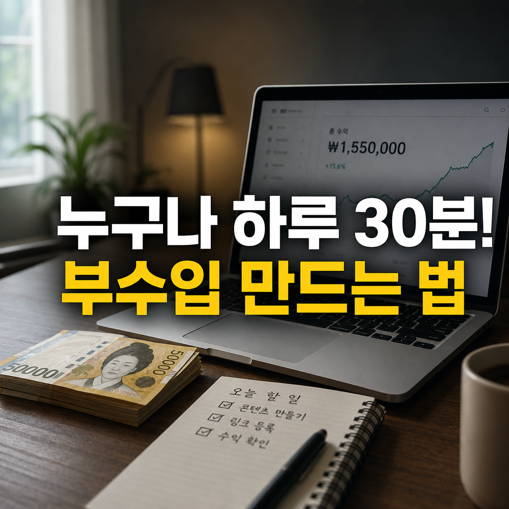 초보자도 가능한 텐핑으로 제휴마케팅 수익 만들기