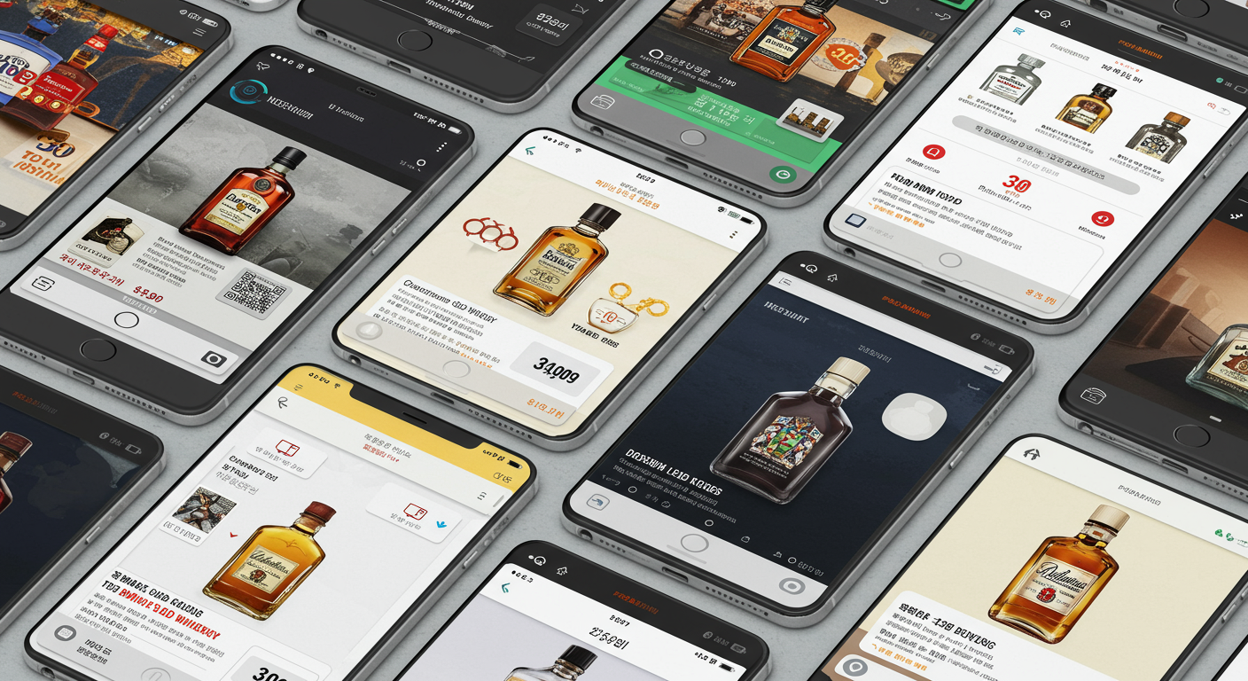 스마트폰 화면에 보이는 중고나라와 번개장터 플랫폼