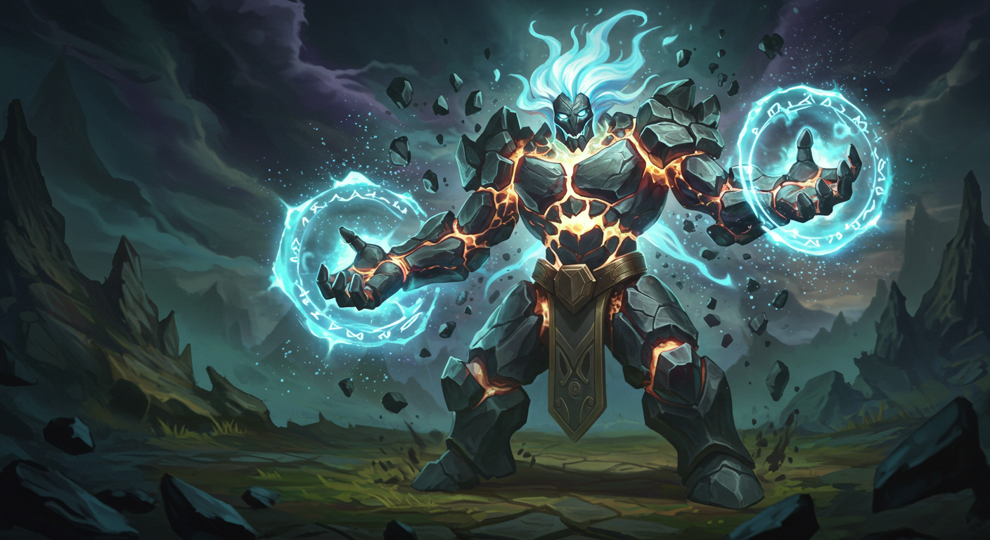 기본 탱커에서 마법 전사로 변신하는 말파이트