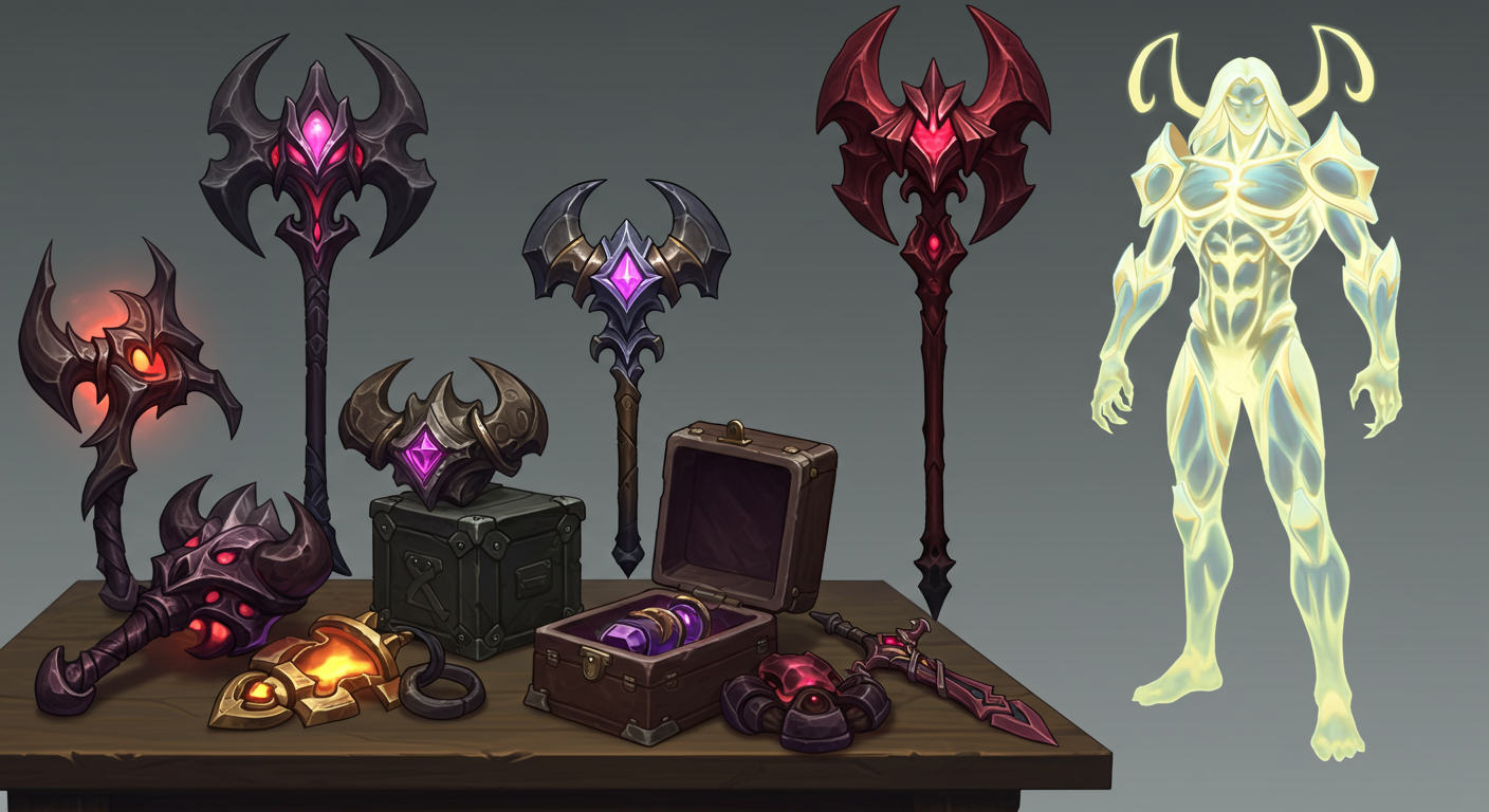 다양한 아이템과 함께 강력해진 말파이트 이미지