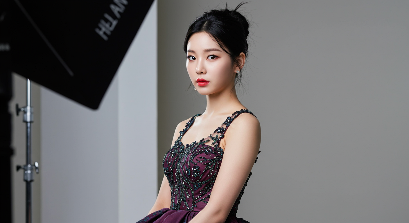 세련된 스타일과 프로페셔널함을 보여주는 촬영 현장의 윤