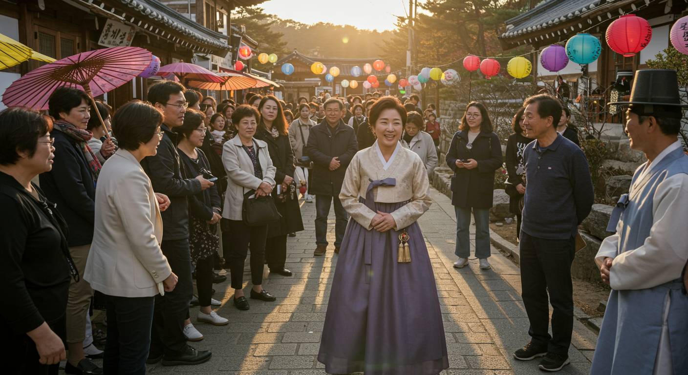 전주 문화 행사에서 지역 사회와 소통하는 존경받는 미디어 인물