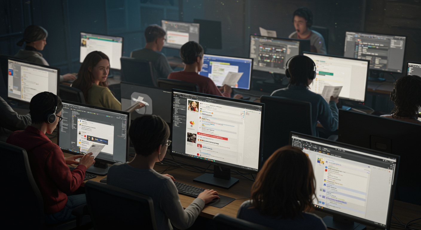 바이럴 블로그 게시물에 대한 다양한 댓글과 반응이 있는 온라인 포럼