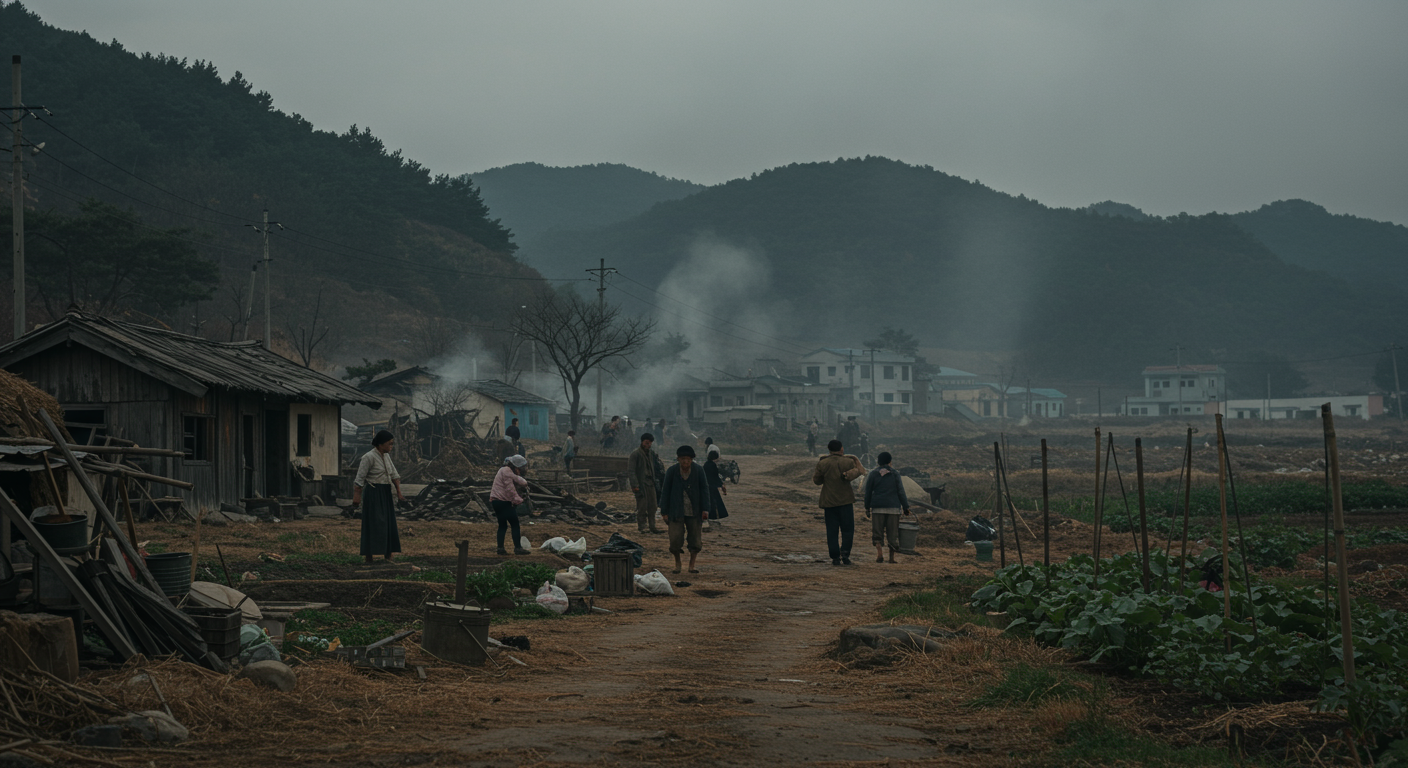 전쟁 후 사회적 어려움을 반영한 풍경