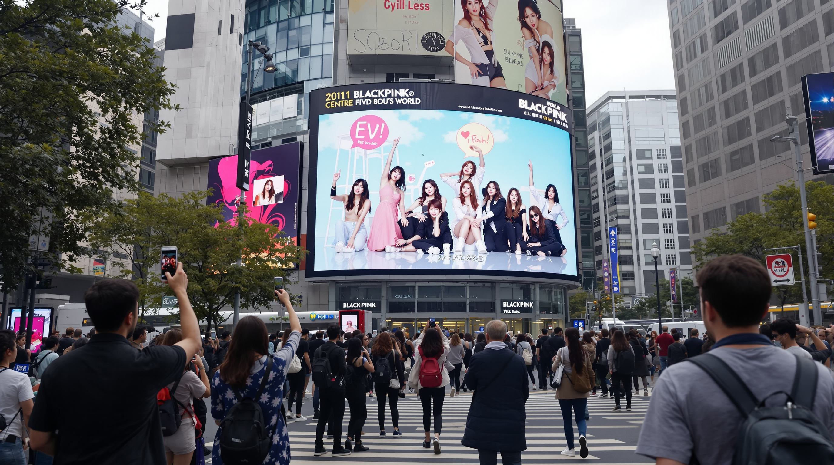 세계 각지에서 블랙핑크 뮤직비디오를 보고 있는 팬들의 반응 모습