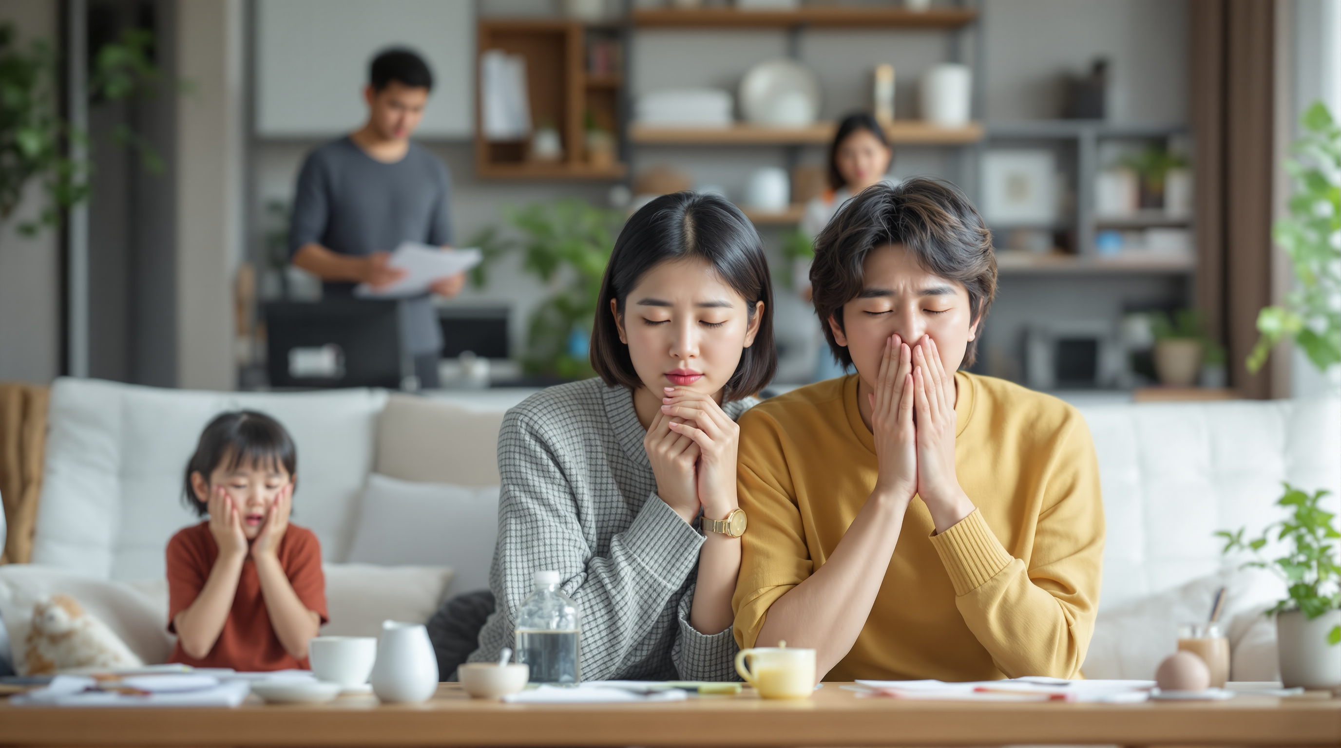 체중 감소와 피로를 겪는 다양한 한국인의 일상 생활
