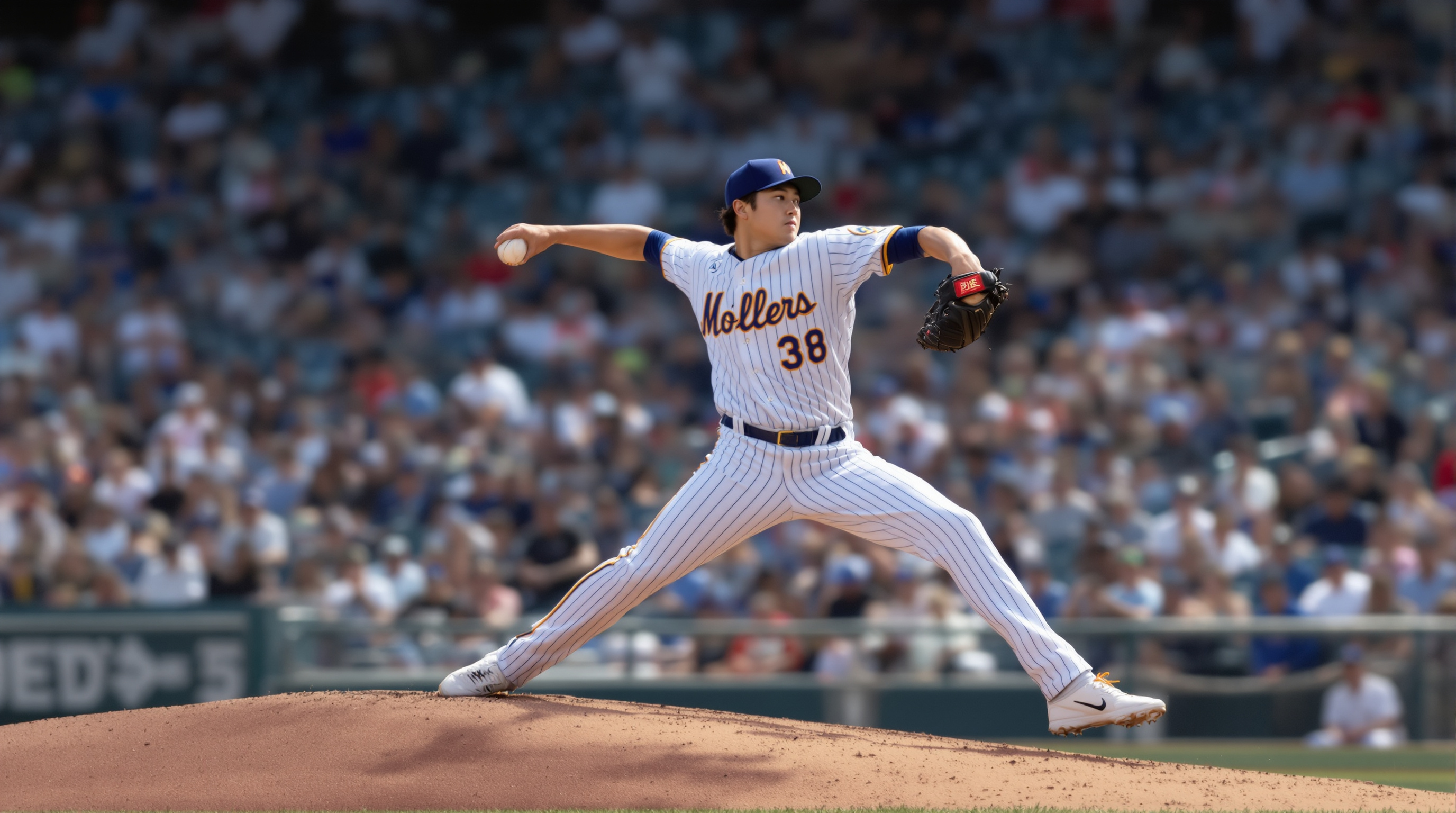 MLB 경기에서 다양한 구종을 던지며 집중하는 젊은 시절 박찬호