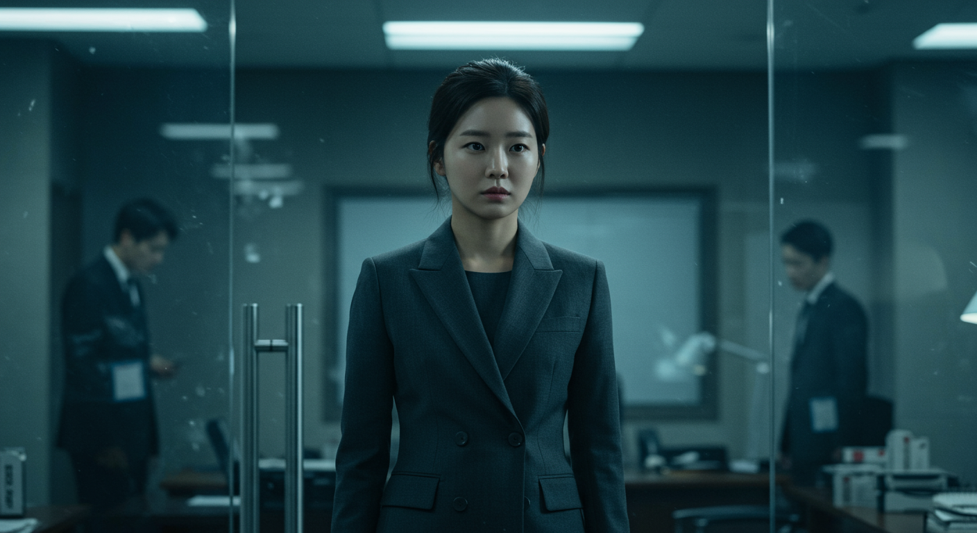 정치적 영향력과 신비로움을 지닌 전문적인 여성 이미지