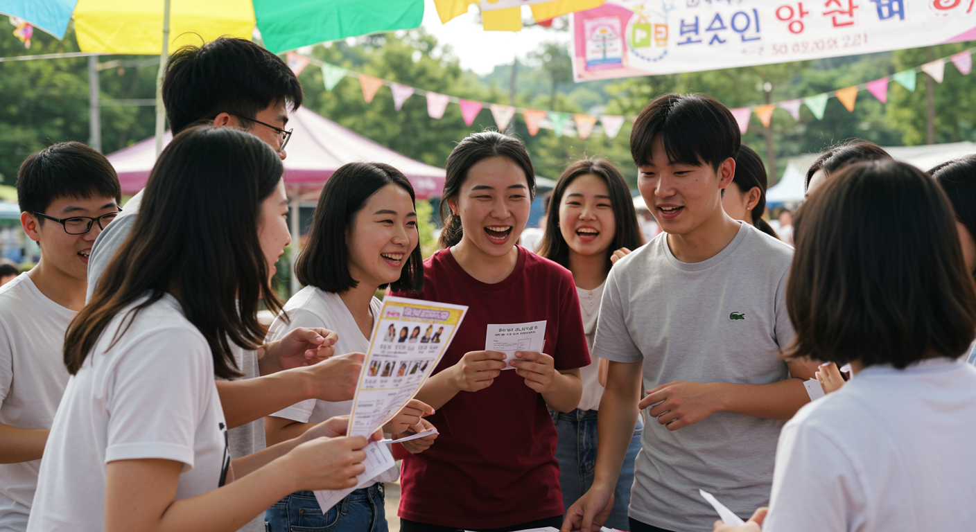 성경 인물 이름으로 말장난 퀴즈를 하는 청년들