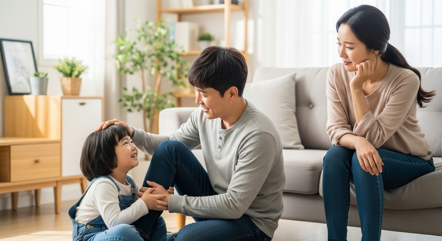 아이가 아빠를 선호하며 엄마에게 서운함을 주는 상황