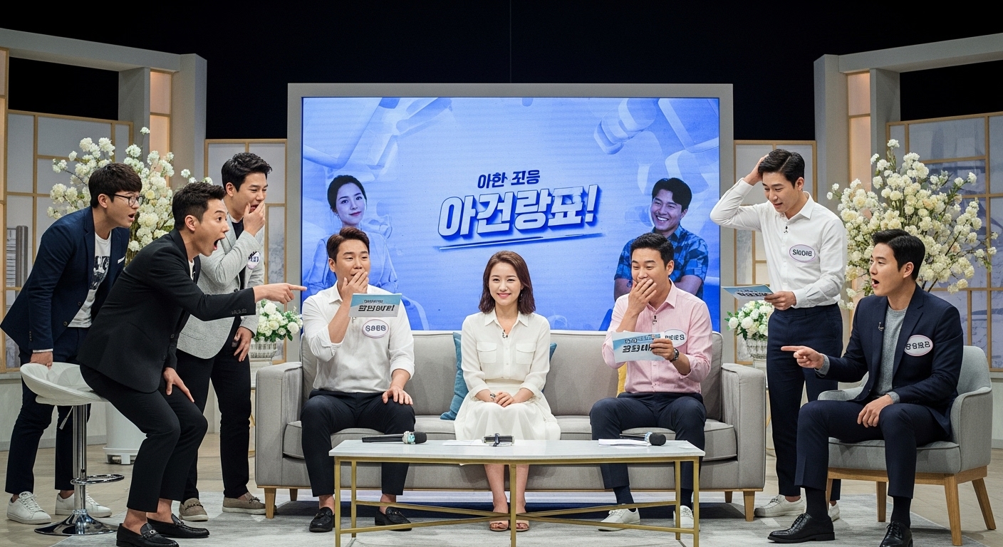 젊어 보이는 여성의 나이 공개에 놀라는 한국 남성들 그룹