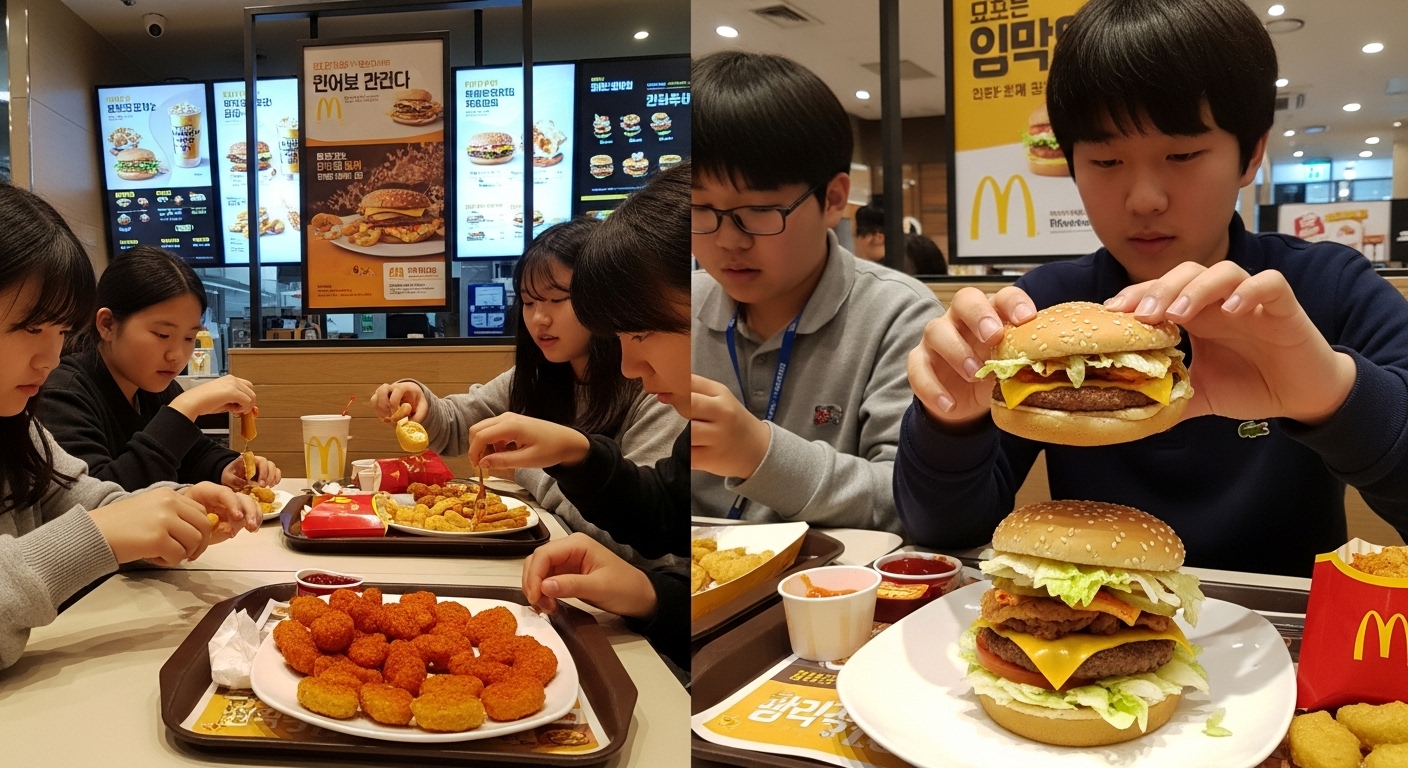 매콤한 너겟과 커스터마이징 버거 등 시크릿 조합을 실험하는 고객들