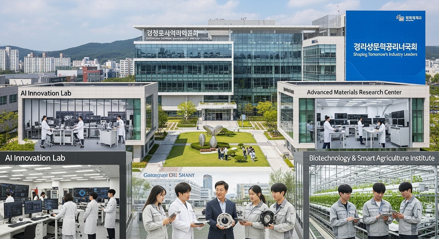 지역 산업과 연계된 프로그램을 운영하는 한국 지방대 캠퍼스
