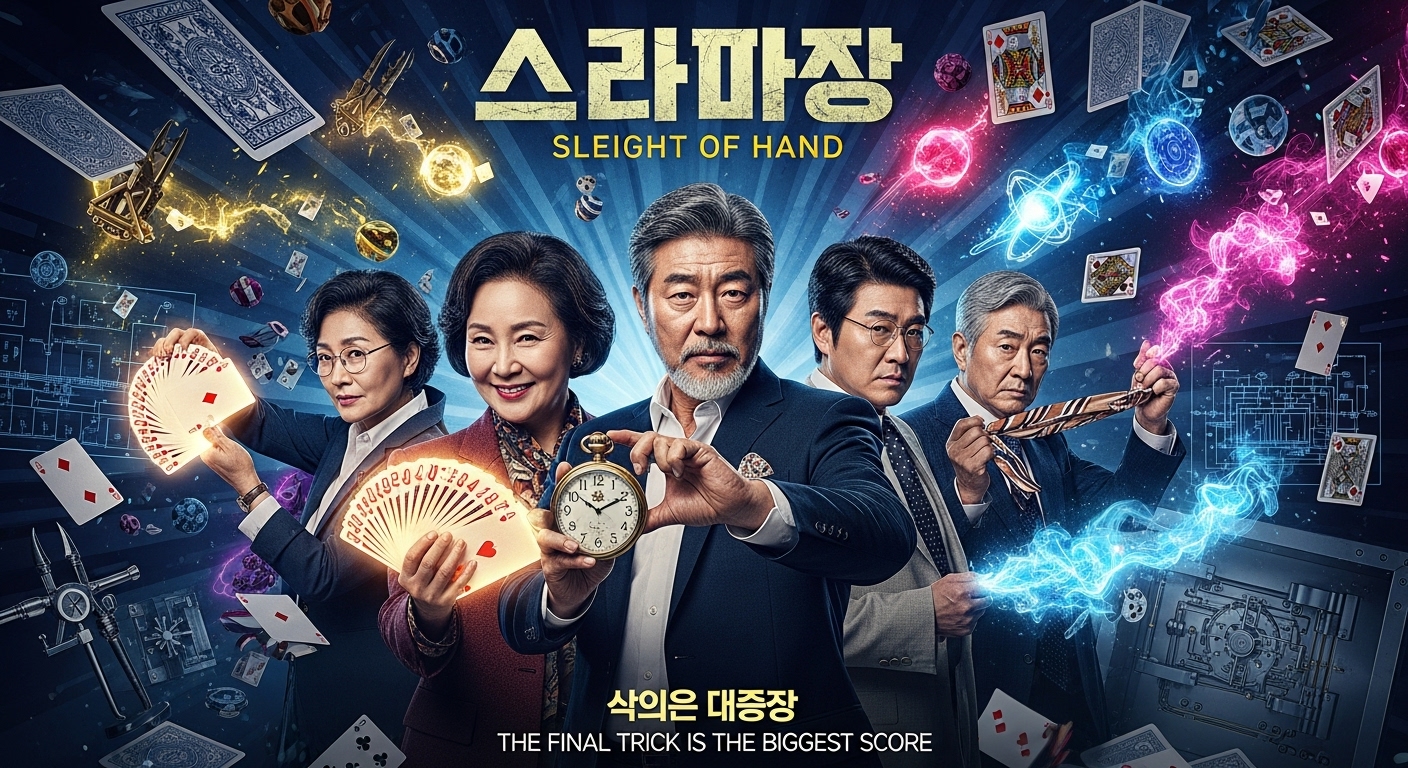 은퇴한 마술사들이 하이스트를 계획하는 영화 포스터