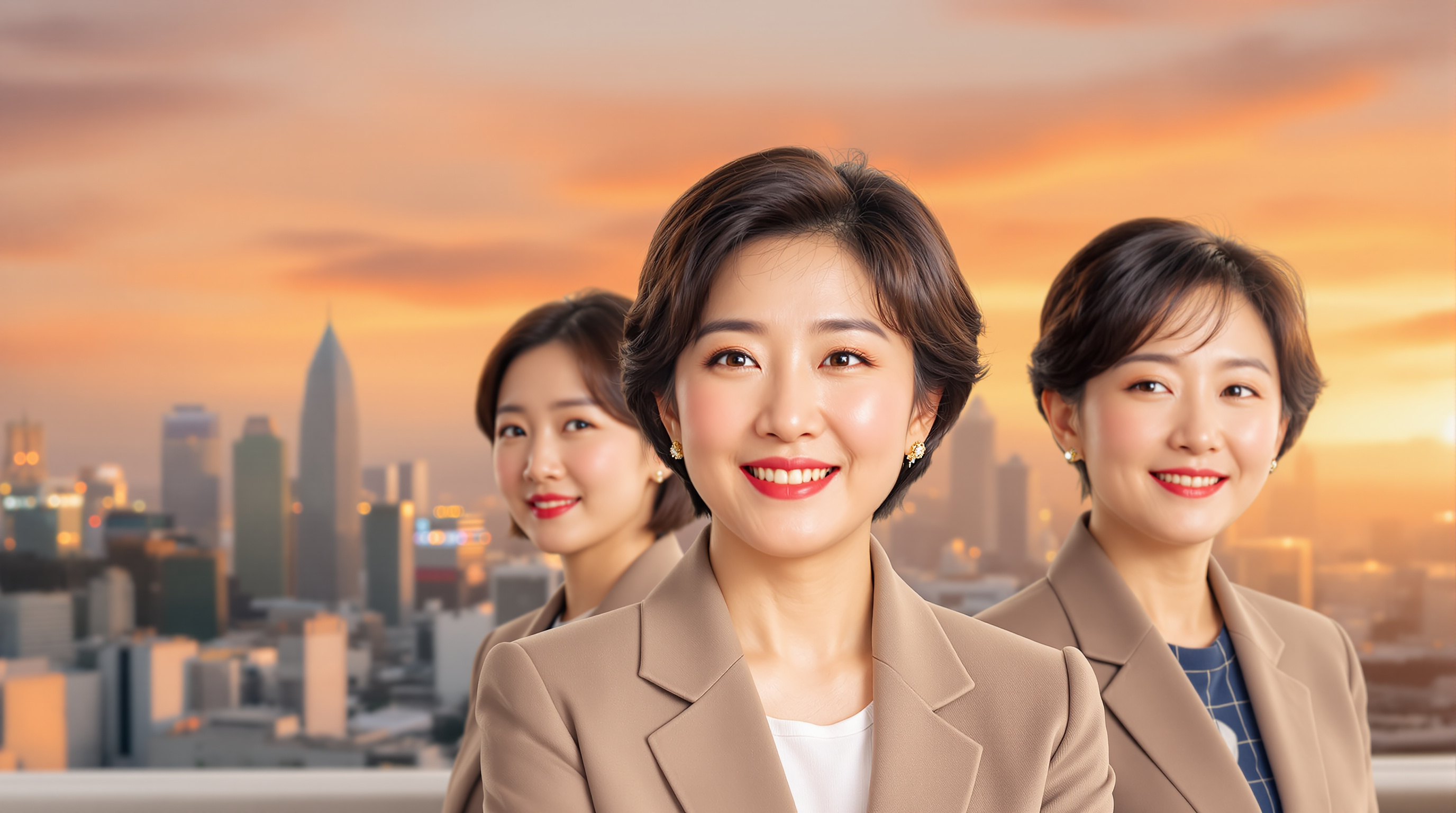 세 명의 중년 여성이 주연인 한국 드라마 포스터
